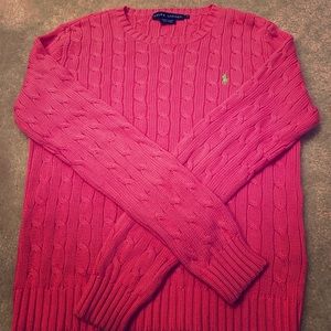 Pink Ralph Lauren Polo Sweater